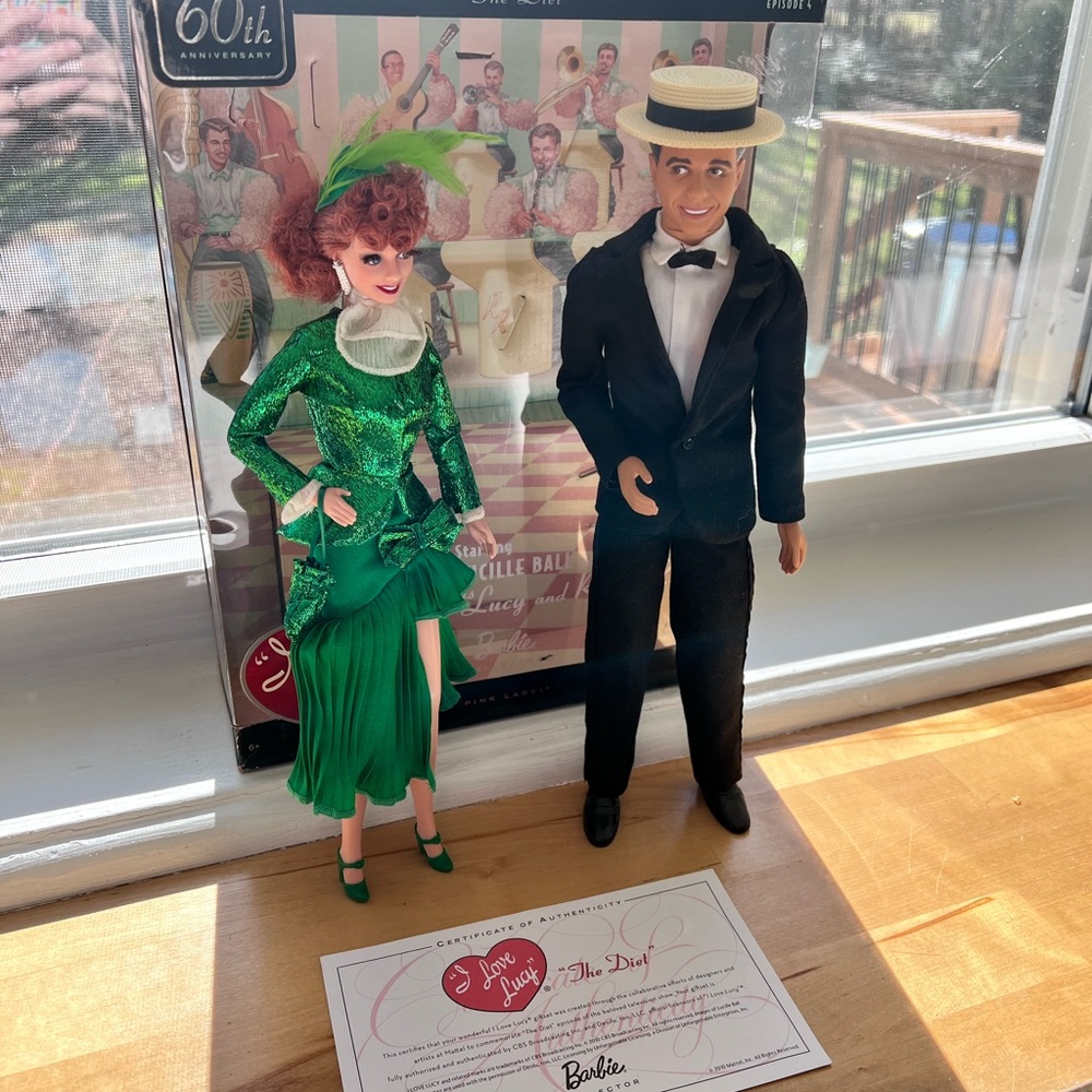 BARBIE I love Lucy 60th Anniversary “The Diet” Lucy and Ricky Doll Set